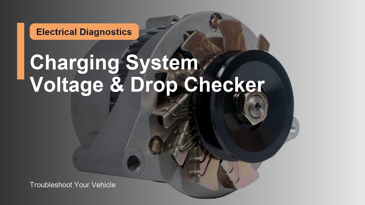Charging System Voltage & Drop Checker